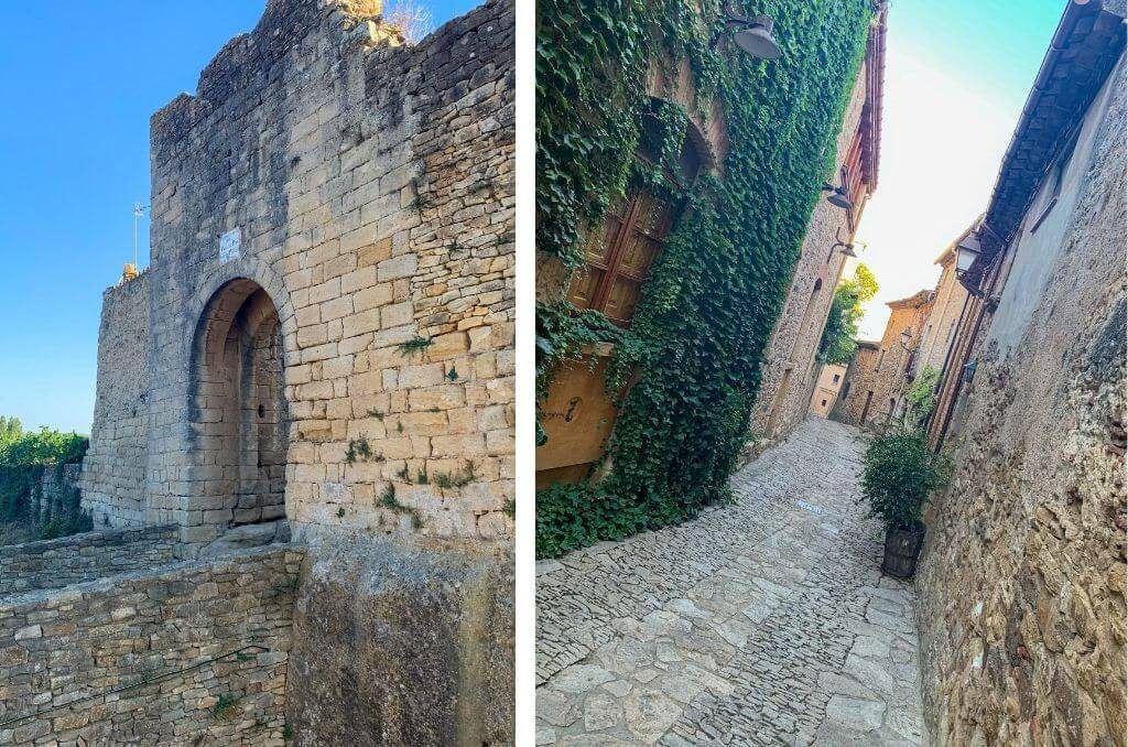 Portal de la Virgen, entrada a Peratallada.