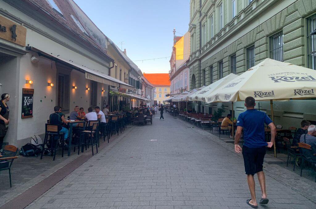 Poštna ulica, la mejor calle para comer en Maribor