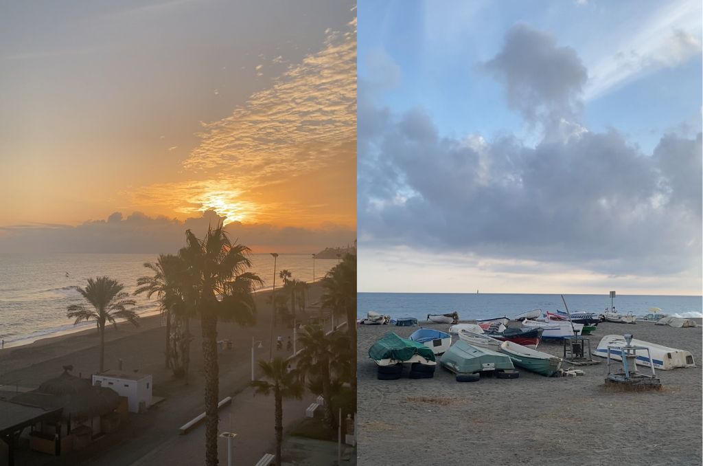 Atardecer en el rincon de la victoria